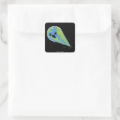 地球とブラックホール スクエアシール (バッグ)