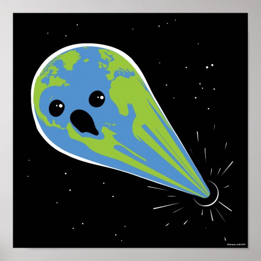 地球とブラックホール ポスター (正面)