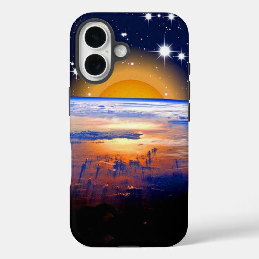 地球と一緒に見る太平洋の宇宙 Case-Mate iPhoneケース (裏面)