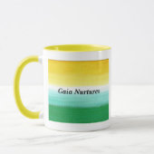 地球と太陽マグカップ マグカップ (左)