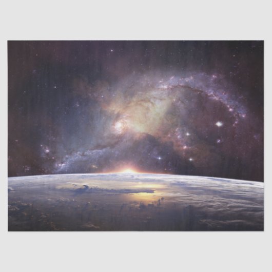 地球と宇宙ティッシュペーパー 薄葉紙 (正面)