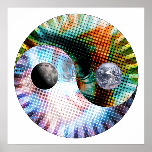 地球と宇宙 ポスター (正面)