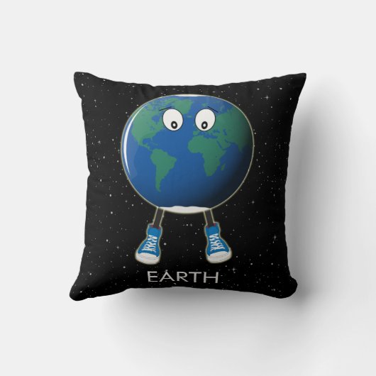 地球と星 クッション (裏面)