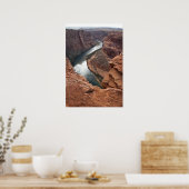 地球と時間（垂直） ポスター (キッチン)