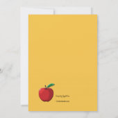 地球と書籍の招待状 招待状 (裏面)