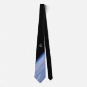 地球と月から宇宙シャトルディスカバリー ネクタイ (正面)