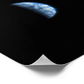 地球と月が火星 ポスター (角)