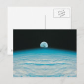 地球と月の弧 ポストカード (正面/裏面)
