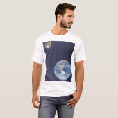 地球と月 Tシャツ (正面フル)