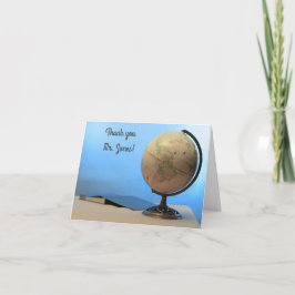 地球と本先生の感謝の日 サンキューカード