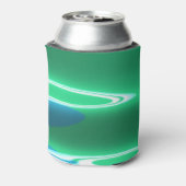 地球と海ブラゴ – ミッチェル素晴らしフラクタル・アート 缶クーラー (缶裏面)