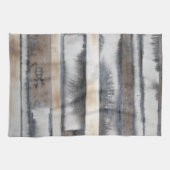 地球と煙I キッチンタオル (横)