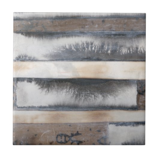 地球と煙I タイル (正面)