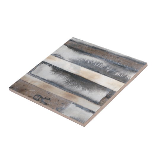 地球と煙I タイル (側面)