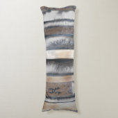 地球と煙I ボディピロー (正面縦)