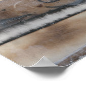 地球と煙I ポスター (角)