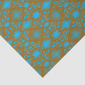 地球と空の金ゴールド幾何グラデーション抽象芸術アート 薄葉紙 (詳細)