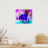 地球と空 ポスター (キッチン)