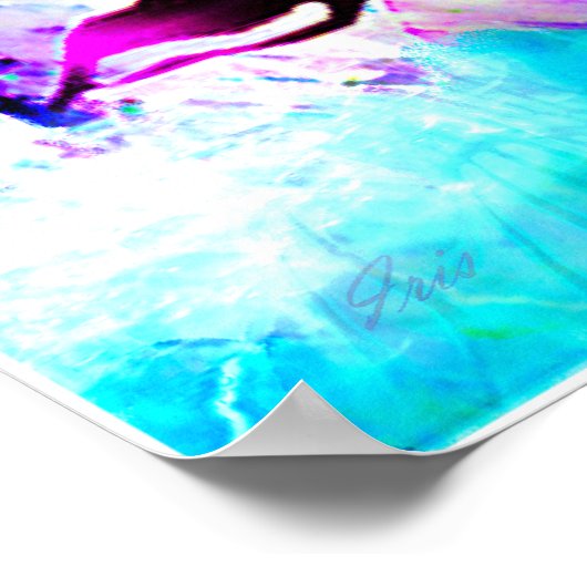 地球と空 ポスター (角)