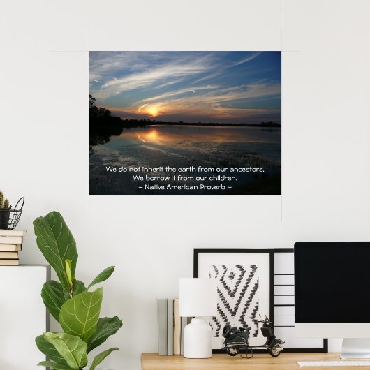 地球には入らない… ポスター (ホームオフィス)