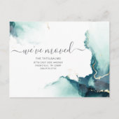 地球に似た引っ越しました移動スクリプト シーズンポストカード (正面)