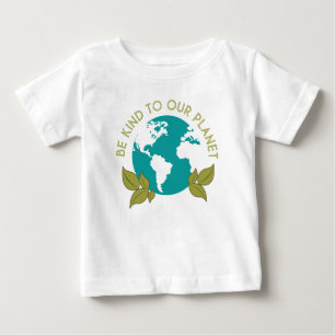 地球に優しい ベビーTシャツ