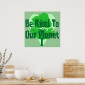 地球に優しい ポスター (キッチン)