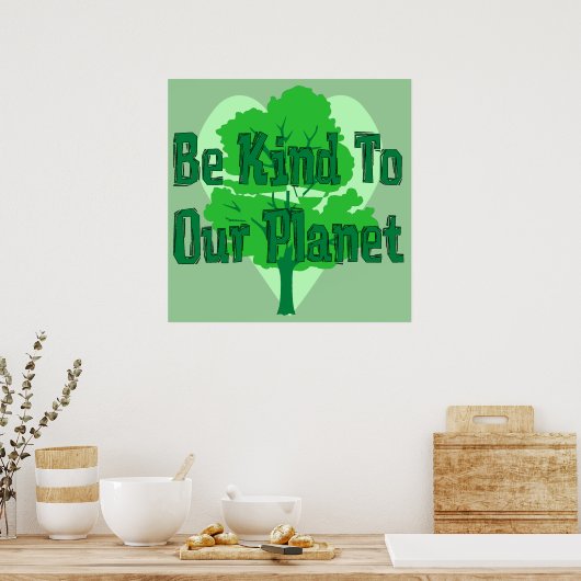 地球に優しい ポスター (キッチン)