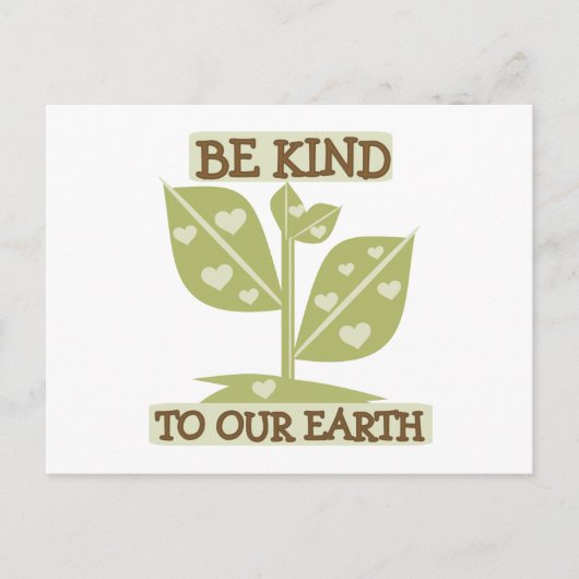 地球に優しい ポストカード (正面)