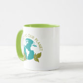 地球に優しい マグカップ (正面左)