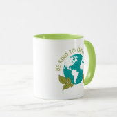 地球に優しい マグカップ (正面右)