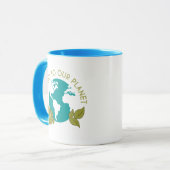 地球に優しい マグカップ (正面左)