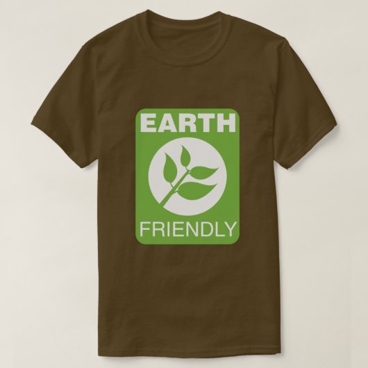 地球に優しい Tシャツ (デザイン正面)