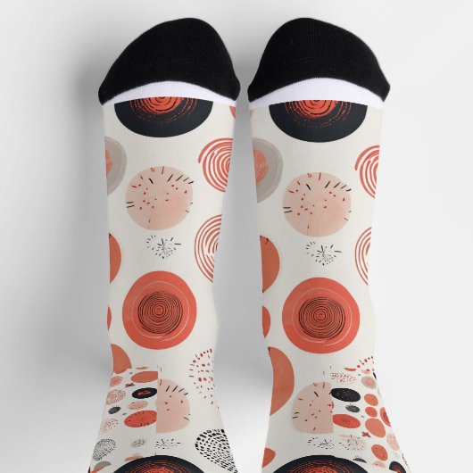 地球に優しプレミアムクルーソック ソックス (上部)