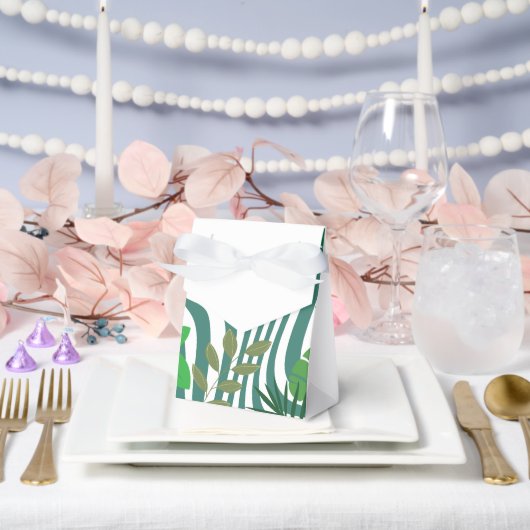 地球に優しボックスの色の緑の離れ自然 フェイバーボックス (ウェディング)