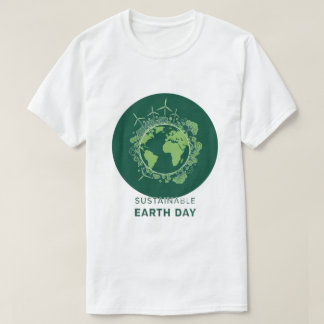 地球に優し地球の日 Tシャツ