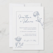 地球に優し結婚式招待状 招待状 (裏面)