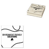 地球に優し、クリエイティブプモダンロジェクトのデザイン ラバースタンプ (押印)