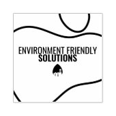 地球に優し、クリエイティブプモダンロジェクトのデザイン ラバースタンプ (インプリント)