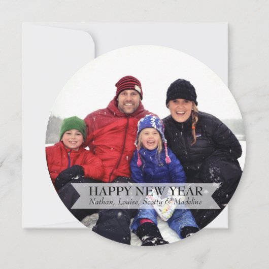 地球に平和をカスタムフォト シーズンカード (裏面)