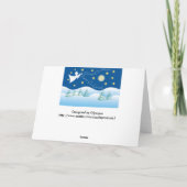 地球に平和 カード (裏面)