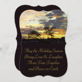 地球に平和 ホリデーシーズンカード by RoseWrites シーズンカード (正面/裏面)