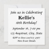 地球に平和　楽しいリバススタイルのワードパズル 招待状 (裏面)