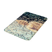 地球に座る仏エレガント禅悟り バスマット (アングル)