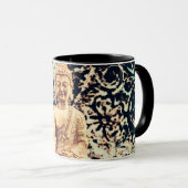 地球に座る仏エレガント禅悟り マグカップ (正面右)