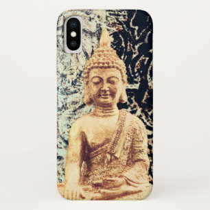 地球に座る仏エレガント禅悟り iPhone X ケース