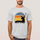 地球に戻る鹿は音楽を持っている人聞々 Tシャツ (正面)