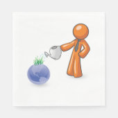 地球に水をやること スタンダードランチョンナプキン (正面)