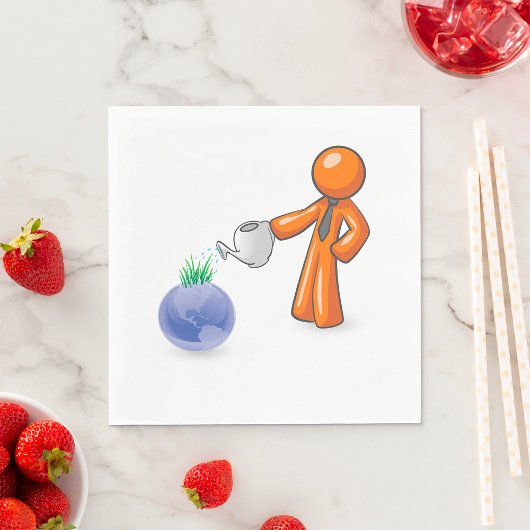 地球に水をやること スタンダードランチョンナプキン