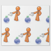 地球に水をやること ラッピングペーパー (フラット)